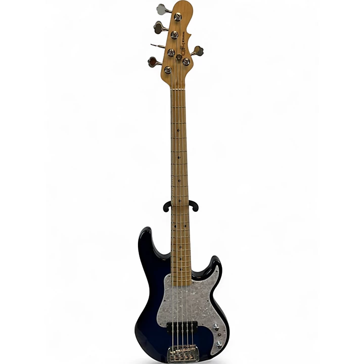 Used G&L Kiloton 5 Blue Burst Electric Bass Guitar