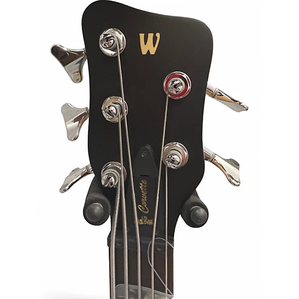 Warwick Used Warwick Corvette 5 String Rockbass Satin Red Electric Bass Guitar.gc