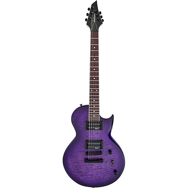 Jackson JS Series Monarkh SC JS22Q Electric Guitar Transparent Purple Burst