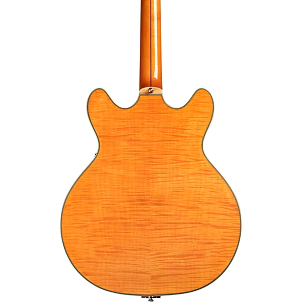 Guild Starfire VI Flamed Maple Semi Hollow Electric Guitar With Guild Vibrato Tailpiece Blonde