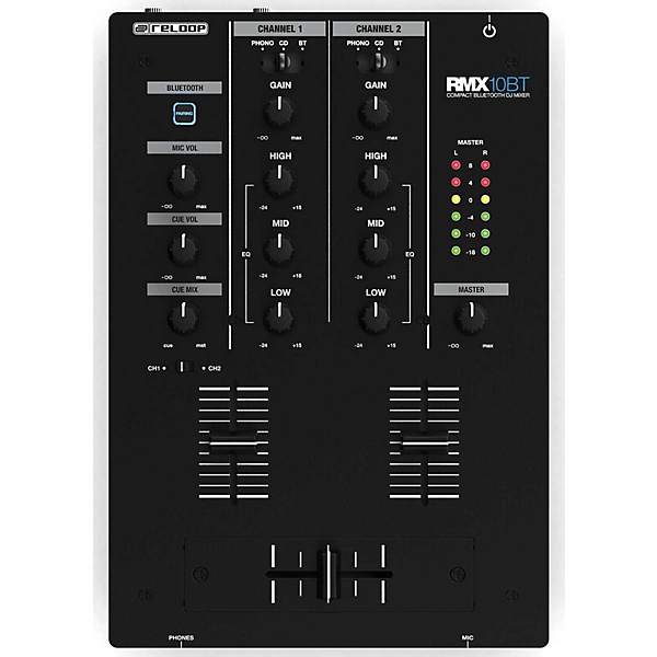 RMX 10BT Compact Bluetooth DJ Mixer