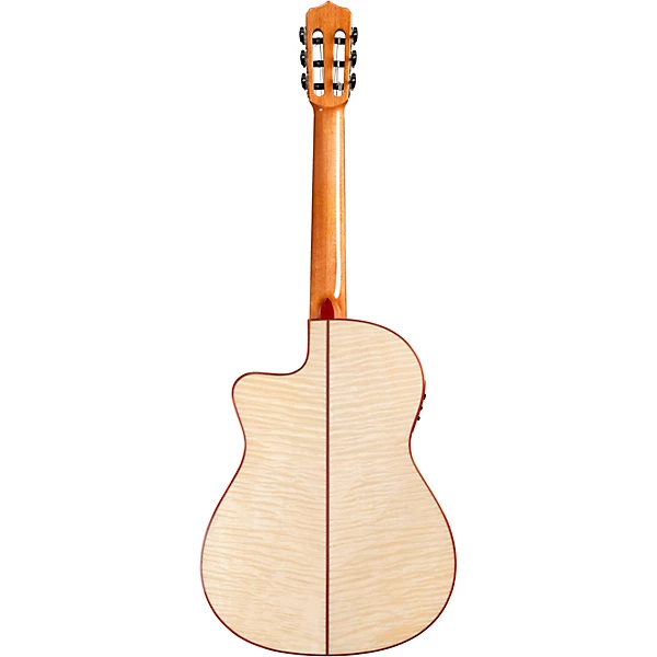 Cordoba Fusion 12 Exotic Top Nylon String Classical Acoustic Electric Guitar White Sands