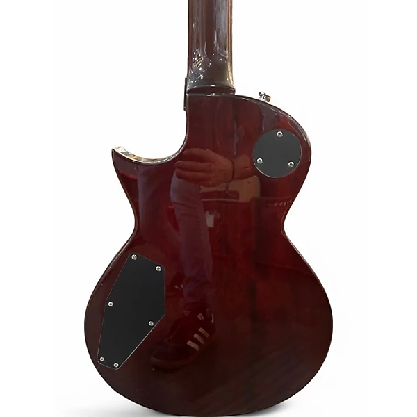 ESP Used ESP LTD EC401V Gold Top Solid Body Electric Guitar.gc