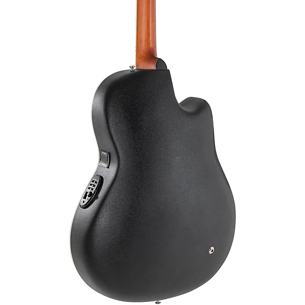 Ovation CS24L 5G Celebrity Series Traditional Mid Depth Left Handed Acoustic Electric Guitar Black