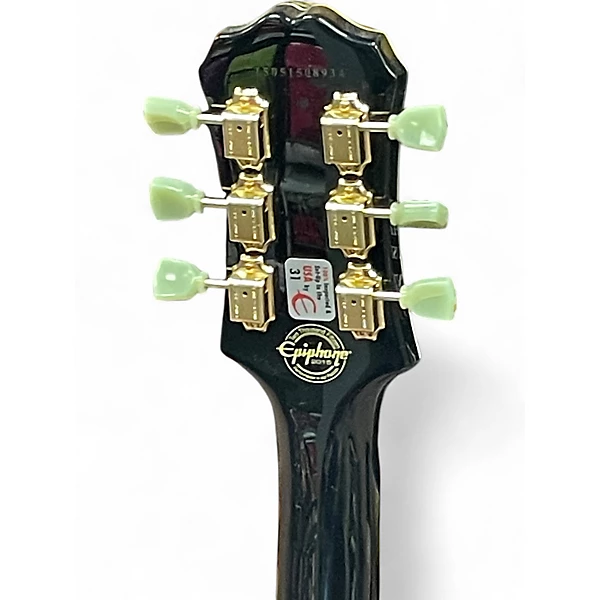 Epiphone Used Epiphone Limited Edition Tak Matsumoto DC Custom Black Solid Body Electric Guitar