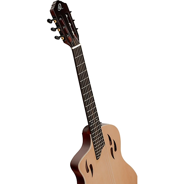 Ortega TourPlayer Standard Left Handed Nylon String Acoustic Electric Guitar Natural