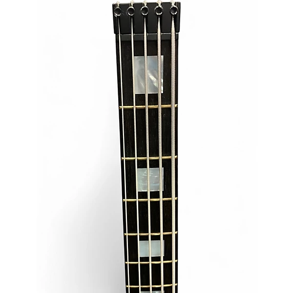 Kiesel Used Kiesel Zeus 5 String LH Black Electric Bass Guitar.gc