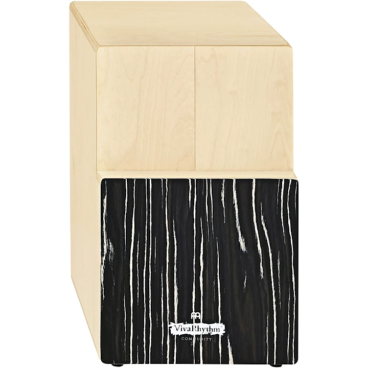 MEINL VivaRhythm Birch Wood Tri Cajon Striped Onyx