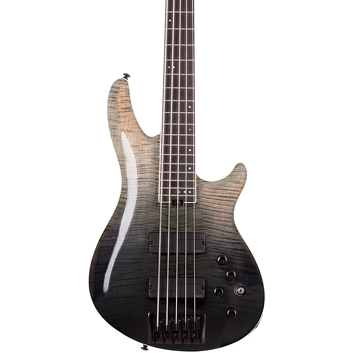 Schecter Guitar Research SLS Elite 5 5 String Electric Bass Black Fade Burst