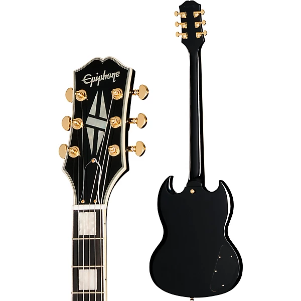 SG Custom Left Handed Electric Guitar Ebony