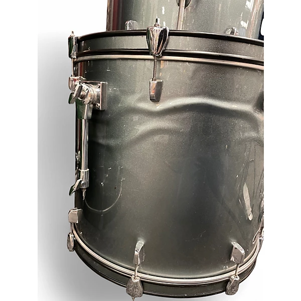 Pearl Used Pearl 4 Piece Roadshow Charcoal Mettalic Drum Kit.gc
