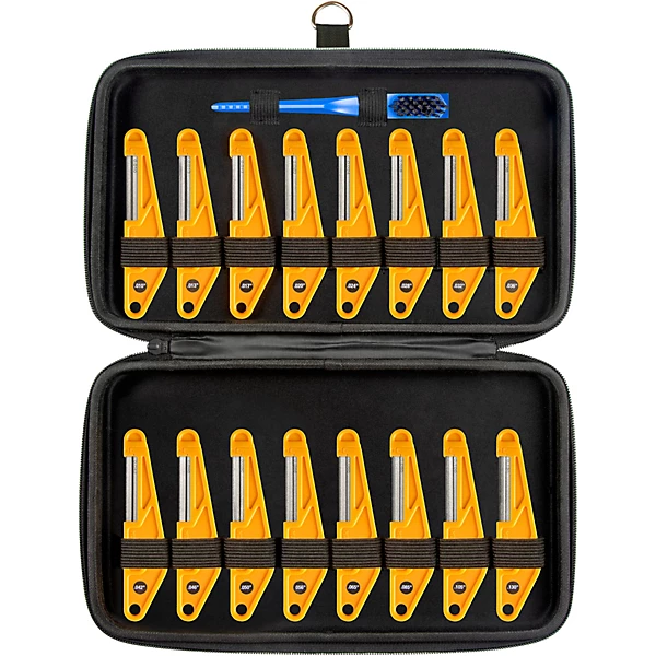 16 Piece Diamond Coated Nut File Complete Shop Set With Storage Case and Cleaning Brush