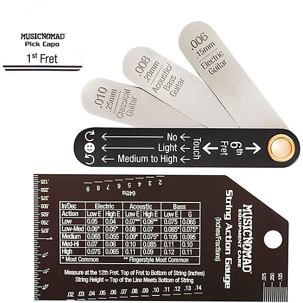 Truss Rod Gauge String Action Gauge Combo Bundle