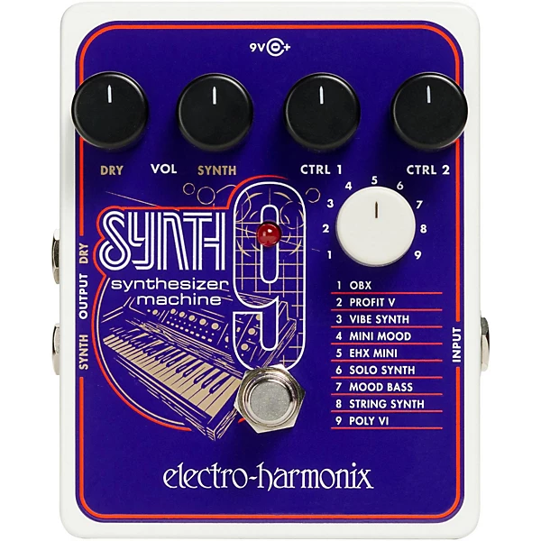 Electro Harmonix SYNTH9 Synthesizer Machine Pedal