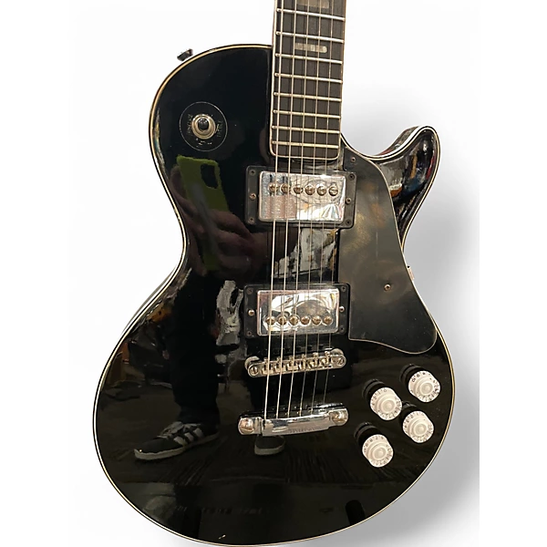 Used Kent LP Copy Black Solid Body Electric Guitar