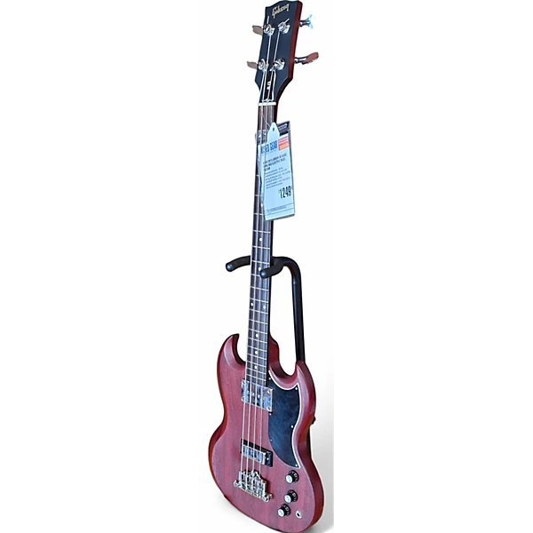 Used 2015 Gibson SG Bass Wine Red Electric Bass Guitar