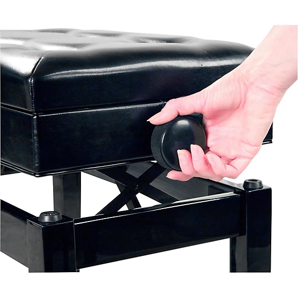 Musicians Gear Deluxe Padded Piano Bench Level 1 450321004000000.gc