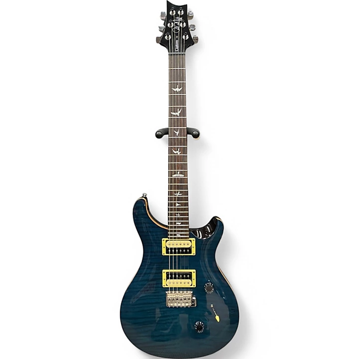 PRS Used PRS SE Custom 24 Blue Solid Body Electric Guitar