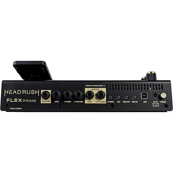 HeadRush Flex Prime Guitar Multi Effects Processor Amp Modeler Pedal Level 1 Black M13964004001000.gc