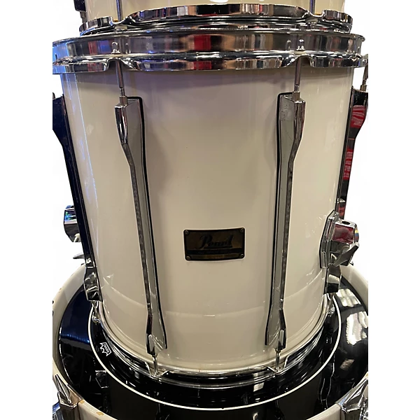 Pearl Used Pearl 4 Piece BLX White Drum Kit.gc