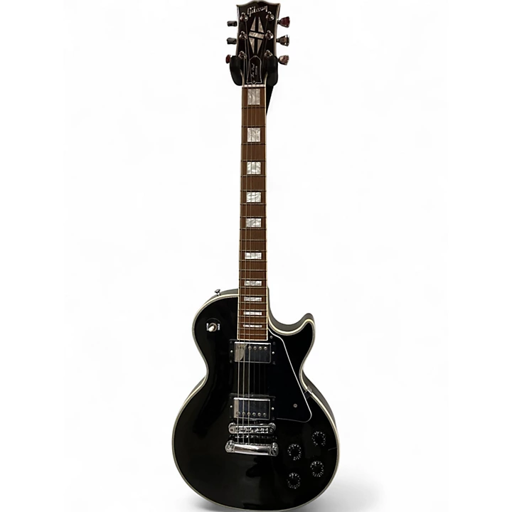 Gibson Used Gibson Les Paul Classic Custom Black Solid Body Electric Guitar