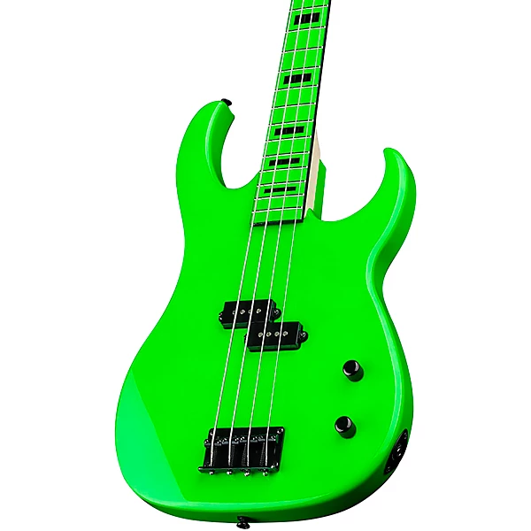 Dean Custom Zone 4 String Bass Guitar Nuclear Green