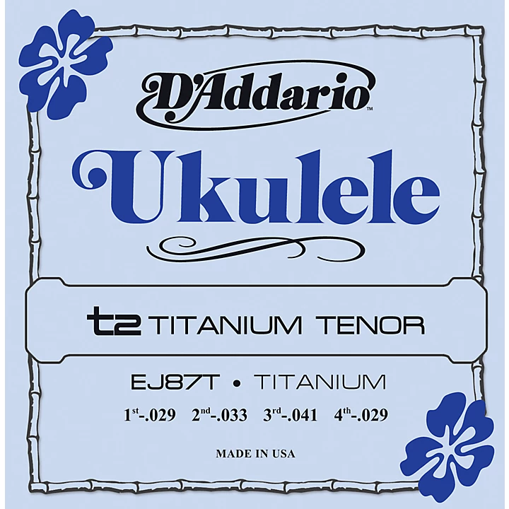 EJ87T Titanium Tenor Ukulele Strings