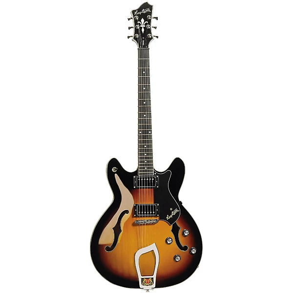 Hagstrom Viking Semi Hollowbody Electric Guitar Tobacco Sunburst