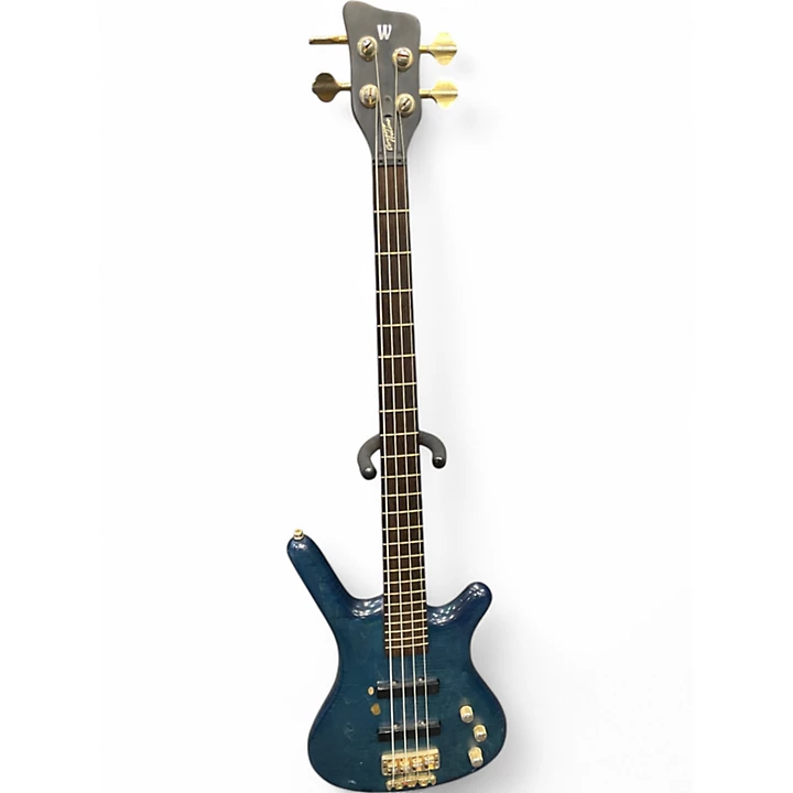Used Warwick CORVETTE PROLINE Blue Electric Bass Guitar