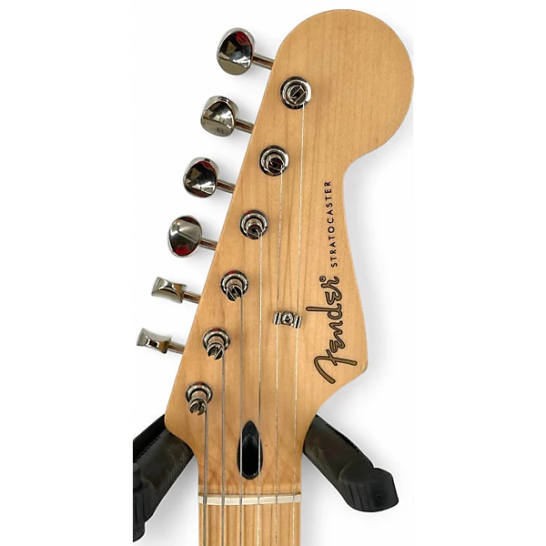 Used Fender Artist Series Jimmie Vaughan Tex Mex Stratocaster Cream Solid Body Electric Guitar