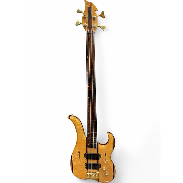 Linc Used Linc Luthier Natural Electric Bass Guitar.gc
