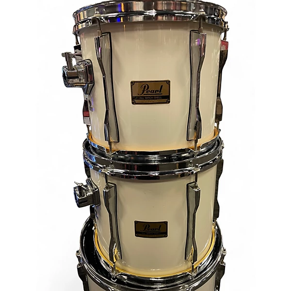 Pearl Used Pearl 4 Piece BLX White Drum Kit.gc