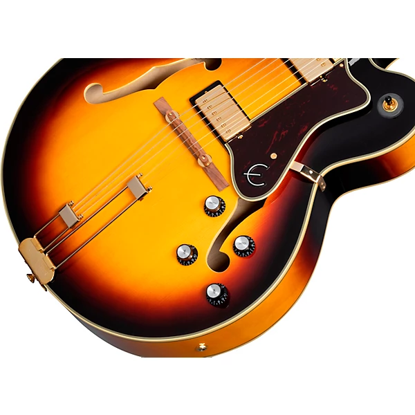 Broadway Hollowbody Electric Guitar Vintage Sunburst
