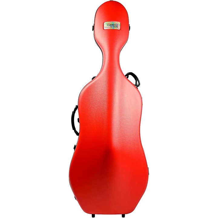 1001SW Classic Cello Case with Wheels Peony Red
