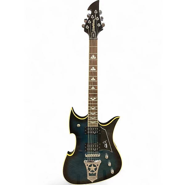 Used Washburn Paul Stanley Signature PS600 2 Tone Green Burst Solid Body Electric Guitar