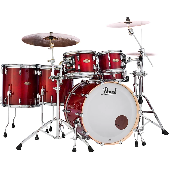 Pearl Session Studio Select Series 5 piece shell pack Level 1 Antique Crimson Burst L18428004002000.gc