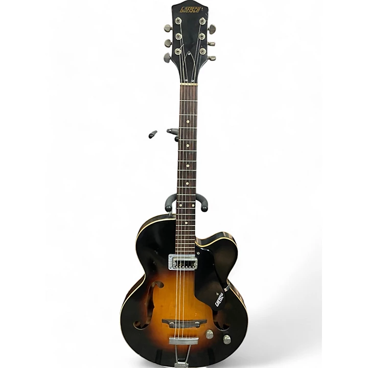 Vintage 1964 Gretsch Guitars Clipper Tobacco Sunburst Hollow Body Electric Guitar