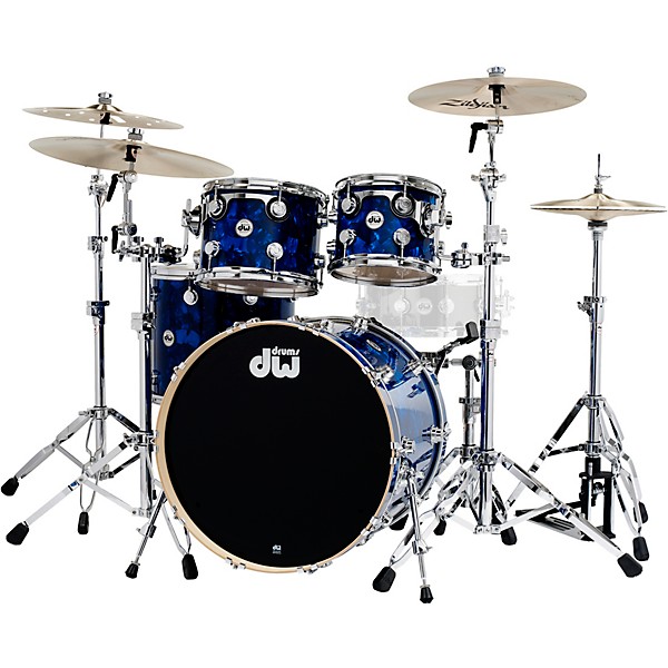 DW SSC Collectors Series 4 Piece Satin Oil Shell Pack With 22\