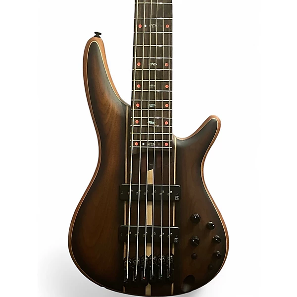 Used Ibanez SR1356B Brown Electric Bass Guitar