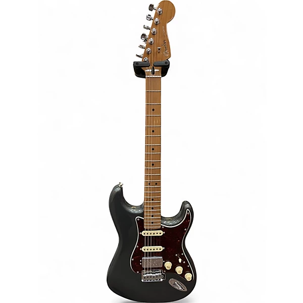 Used Fender LIMITED EDITION Player Plus Stratocaster Plus Top HSS CHARCOAL FROST METALLIC Solid Body Electric Guitar