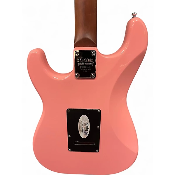 Used Schecter Guitar Research NIC JOHNSON TRADITIONAL CORAL Solid Body Electric Guitar