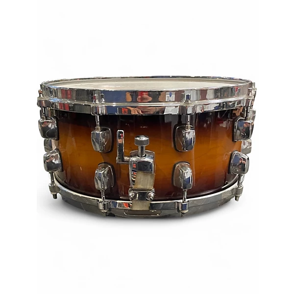 ddrum Used ddrum 65X14 Custom Maple Snare Drum 3 Tone Sunburst Drum.gc