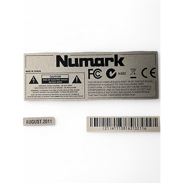 Numark Used Numark X5 2 CHANNEL 24BIT DIGITIAL DJ MIXER DJ Mixer.gc