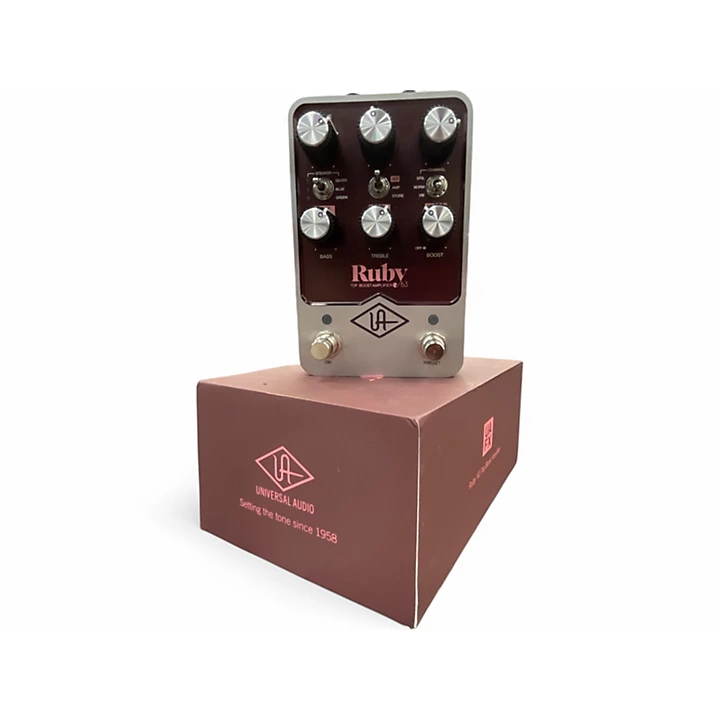 Universal Audio Used Universal Audio Ruby Top Boost Amplifier 63 Guitar Preamp