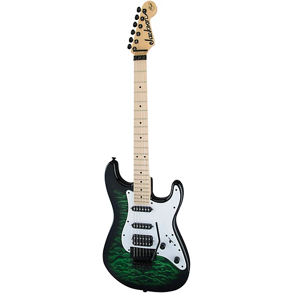 Jackson X Series Signature Adrian Smith SDXQ Electric Guitar Transparent Green