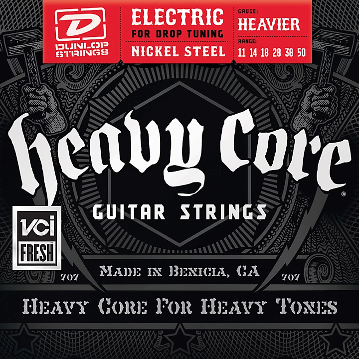 Heavy Core Electric Guitar Strings Heavier Gauge