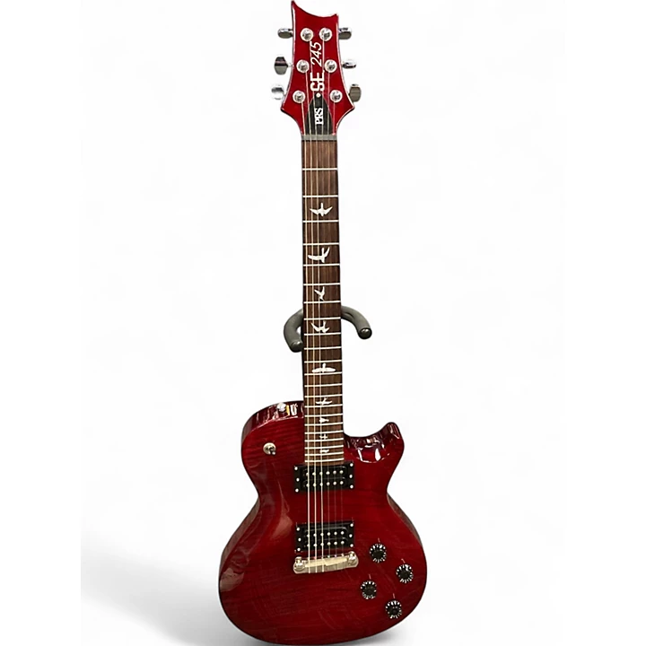 Used PRS 245 SE red Solid Body Electric Guitar