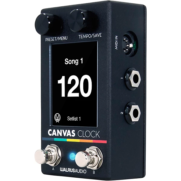 Walrus Audio Canvas MIDI Clock Black