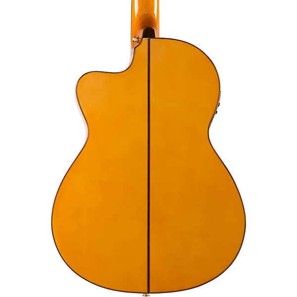 Lucero LFB250Sce Spruce Cypress Thinline Acoustic Electric Classical Guitar Level 2 Natural