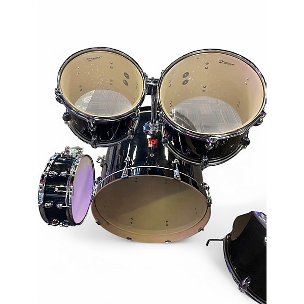Premier Used Premier 4 Piece REVOLUTION BLACK Drum Kit.gc